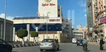جانب من حالة الطقس في شوارع مدينة المنصورة