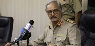 القائد العام للجيش الليبي- الفريق أول ركن خليفة حفتر-صورة أرشيفية
