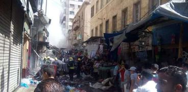 الحماية المدنية تسيطر على حريق داخل محل أحذية في الإسكندرية
