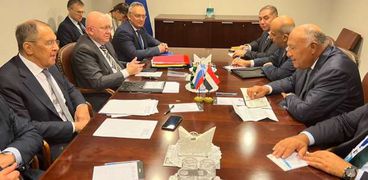 اجتماع وزيري الخارجية المصري والروسي