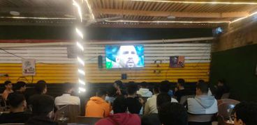 حضور جماهيري كبير بكفر الشيخ لمشاهدة مباراة الأرجنتين وفرنسا في نهائي كأس العالم