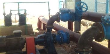 الانتهاء من تجديد محطة مياه قلندول بملوي