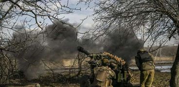 عناصر من القوات الأوكرانية في باخموت