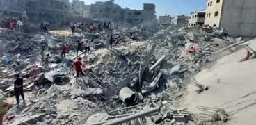 آثار القصف الإسرائيلي على غزة- صورة أرشيفية