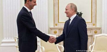 لقاء سابق بين الأسد وبوتين