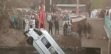 حادث ميكروباص المنيا - أرشيفية