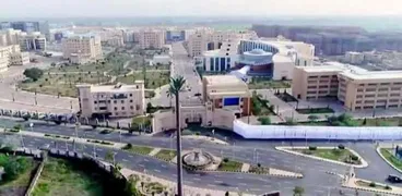 جامعة كفر الشيخ والمسطحات الخضراء