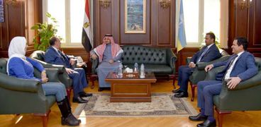 محافظ الإسكندرية يستقبل قنصل عام المملكة السعودية