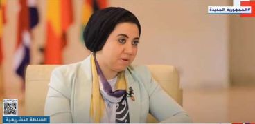 النائبة أميرة صابر عضو مجلس أمناء الحوار الوطني