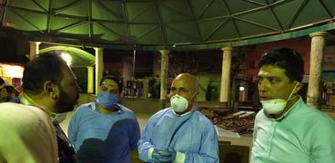وكيل وزارة الصحة بالغربية يتفقد مستشفى الحجر الصحي بكفر الزيات