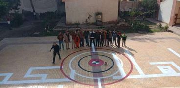 صيانة المدرسة الفكرية بدسوق على أيدي "صنايعية بيحبوا مصر": ندعم مبادرات السيسي