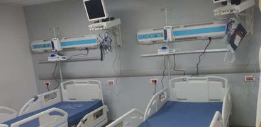 العناية المركزة بمستشفى النجيلة المخصصة للعزل والحالات الطارئة للعائدين من الصين