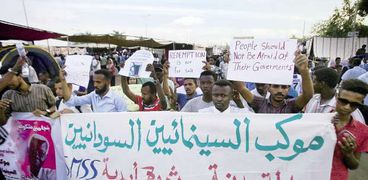 جانب من مظاهرات الحراك الشعبى بالسودان «أ.ف.ب»