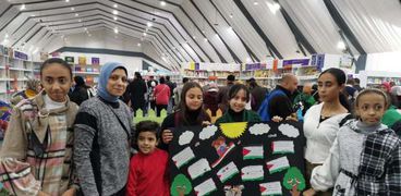 فاعليات معرض الكتاب في يوم فلسطين
