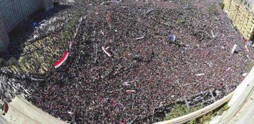 احتفالات بميدان التحرير بعد بيان 3 يوليو