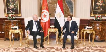 الرئيس التونسي والسيسي