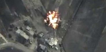 صورة من ضربات روسيا في سوريا