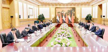 الرئيس «السيسي» والرئيس «شي جين بينج» يعقدان مباحثات شاملة تتناول العلاقات الثنائية