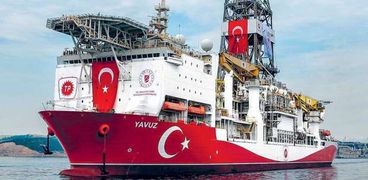 سفينة تنقيب تركية قبالة السواحل الليبية