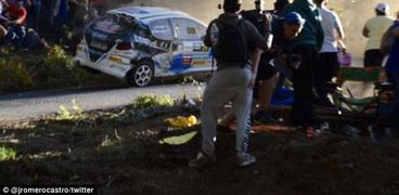 مصرع 6 أشخاص بينهم سيدة حامل في حادث انفجار سيارة سباق بإسبانيا