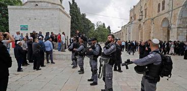 جنود الاحتلال ينتشرون فى كل مكان خوفاً من ردود الفعل الفلسطينية بعد نقل السفارة «أ. ف. ب»