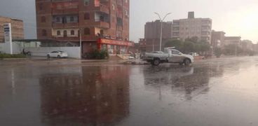 طقس غير مستقر في بني سويف.. أمطار غزيرة وبرق ورعد