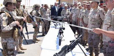 انطلاق فعاليات التدريب المشترك «هرقل- 2» بقاعدة محمد نجيب العسكرية