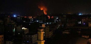 قصف إسرائيلي على غزة-صورة أرشيفية