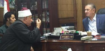 لقاء رئيس منطقة كفر الشيخ الازهرية مع المحافظ