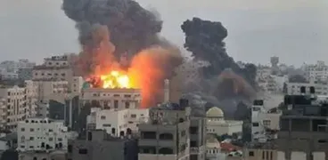 قصف إسرائيلي سابق على قطاع غزة