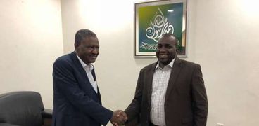 لقاء وزير الاتصالات السوداني مع مستشار السفارة المصرية