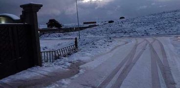الثلوج تنتشر في مصر وتغطي 3 محافظات