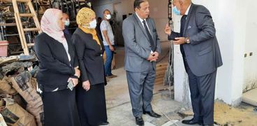 الدكتور هشام تمراز نائب رئيس جامعة عين شمس خلال الجوله