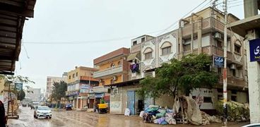سقوط أمطار بكفر الشيخ