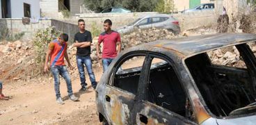 اعتداءات المستوطنين على سيارات الفلسطينيين