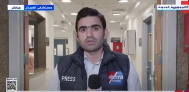 كريم رجب مراسل قناة إكسترا نيوز