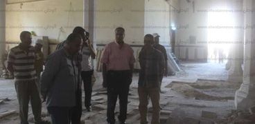 رئيس  دسوق يتابع ترميم المسجد الابراهيمى