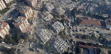 آثار زلزال تركيا وسوريا