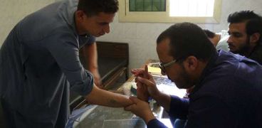 قافلة طبية بقرية البرشا في المنيا