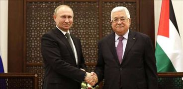 الرئيسان الروسي والفلسطيني
