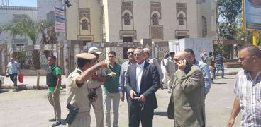 مدير أمن سوهاج يتفقد الخدمات الأمنية بمنطقة مسجد العارف