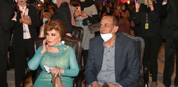 أحمد بدير وصفية العمري في حفل افتتاح مهرجان الإسماعيلية