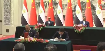 خلال زيارة الرئيس السيسي إلى الصين