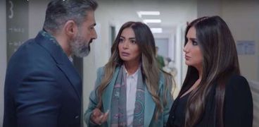 مشهد من مسلسل علاقة مشروعة