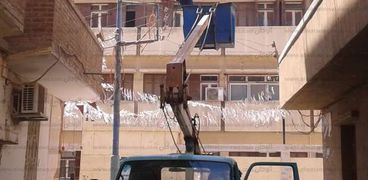 الخط الساخن لأعطال الكهرباء في محافظة بني سويف - تعبيرية