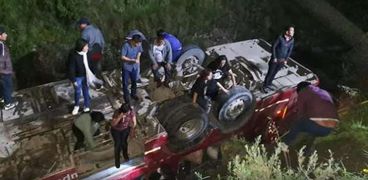 حادث سقوط الحافلة في بيرو