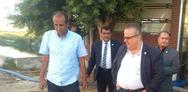 الدكتور مصطفى أبوزيد - رئيس مصلحة الميكانيكا يزور محطات غرب الدلتا