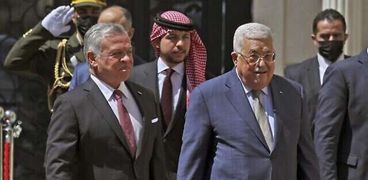 الرئيس الفلسطيني وملك الأردن