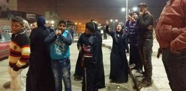 أمهات المقبوض عليهم فى بورسعيد يتظاهرن