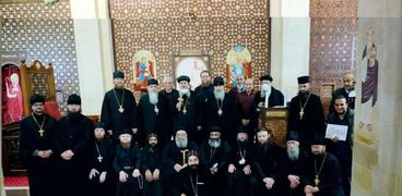 وفد الكنيسة الارثوذكسيه الروسيه في أول زيارة لمسار العائلة